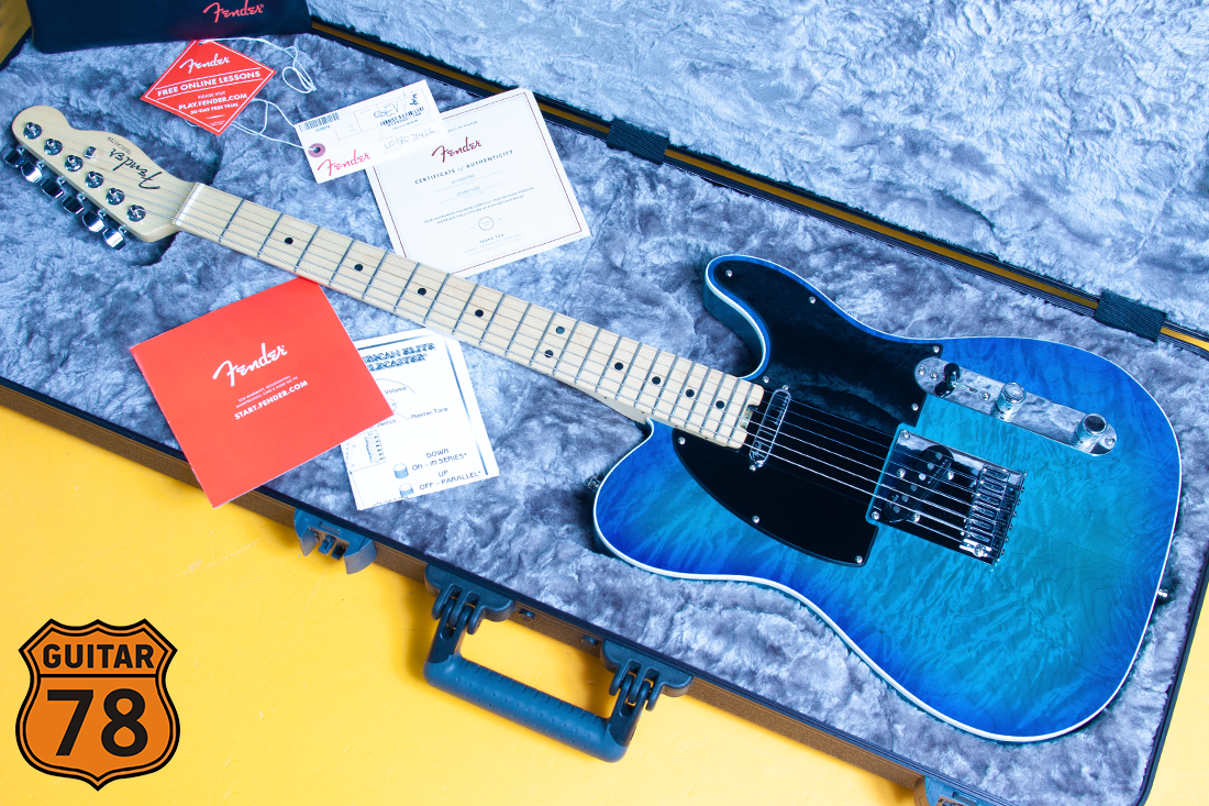 Красавец Fender American Elite Telecaster Plus Top 2018 USA