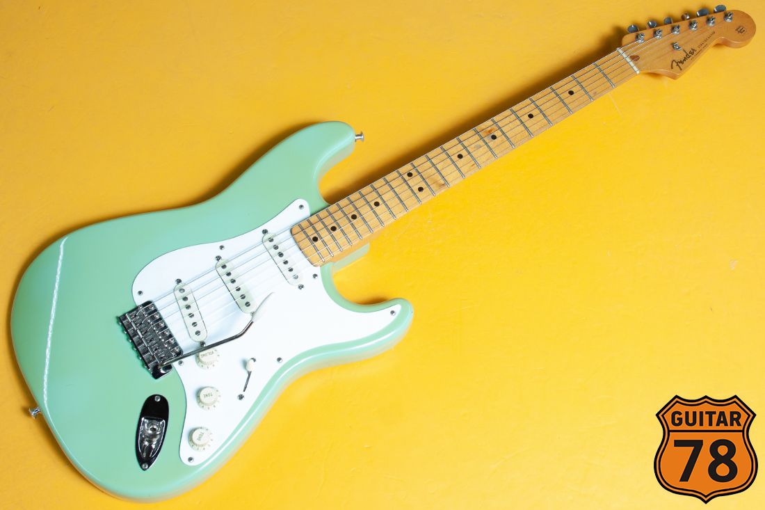 Пушка ранний Custom Shop Fender '57 Stratocaster Surf Green 1988