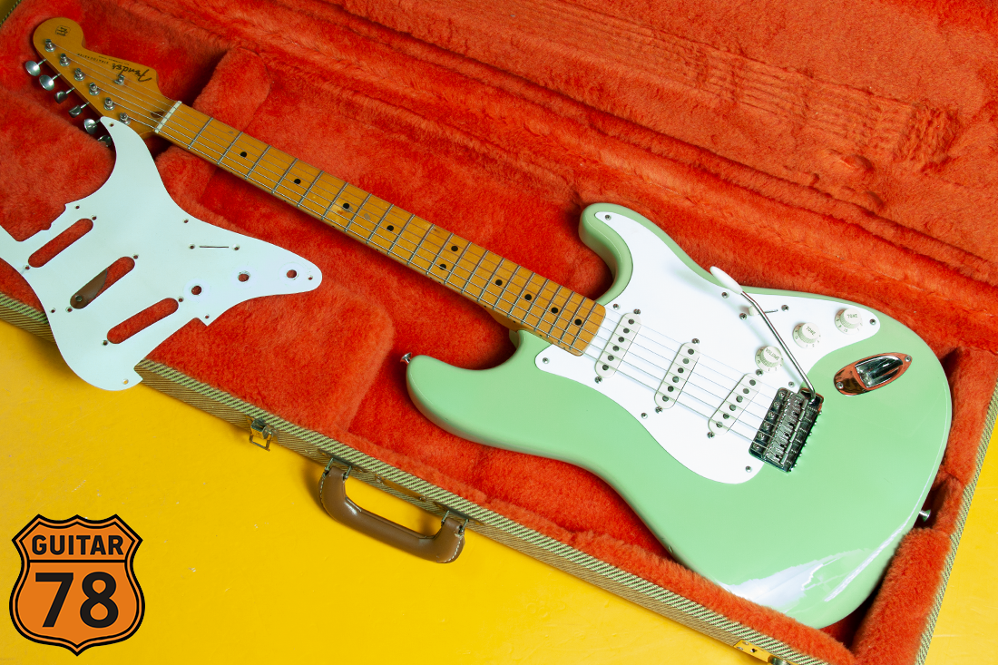 Пушка ранний Custom Shop Fender '57 Stratocaster Surf Green 1988