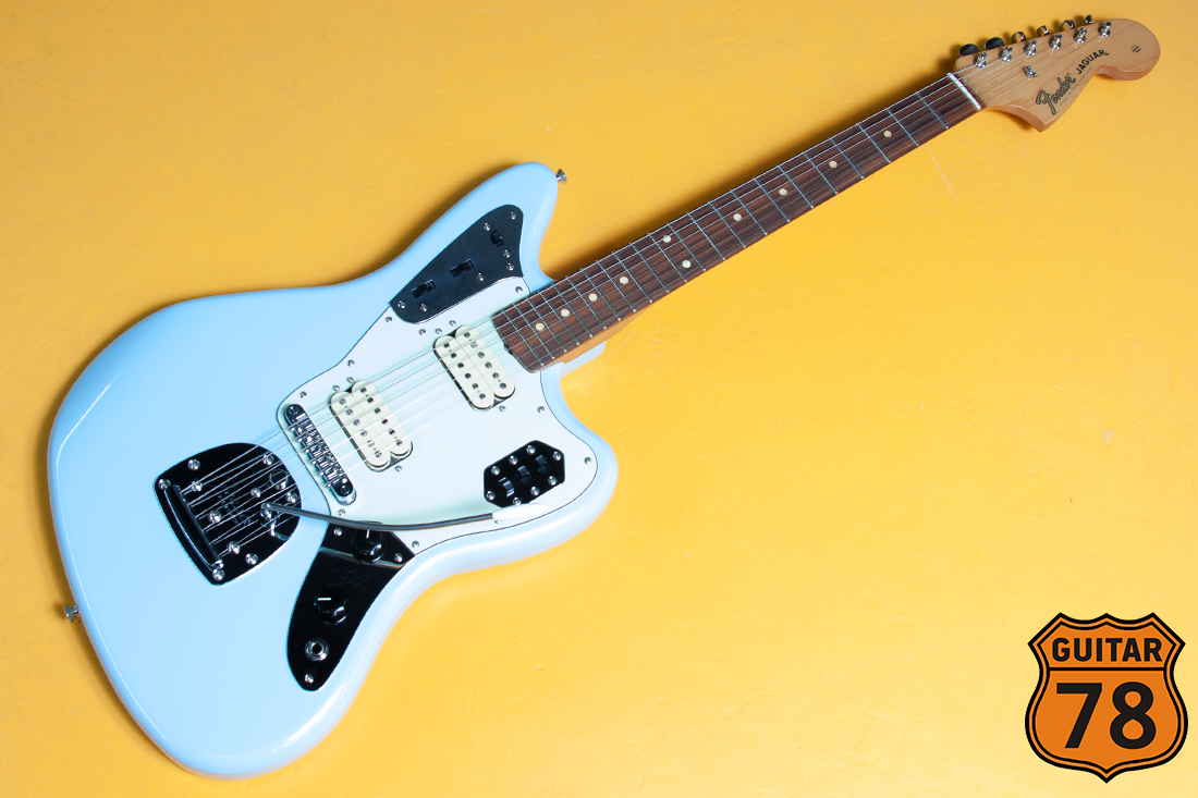 タカくんFender Jaguar vintera 60s Modifie Редкий Fender Vintera 60s Modified HH Jaguar Sonic Blue 2022