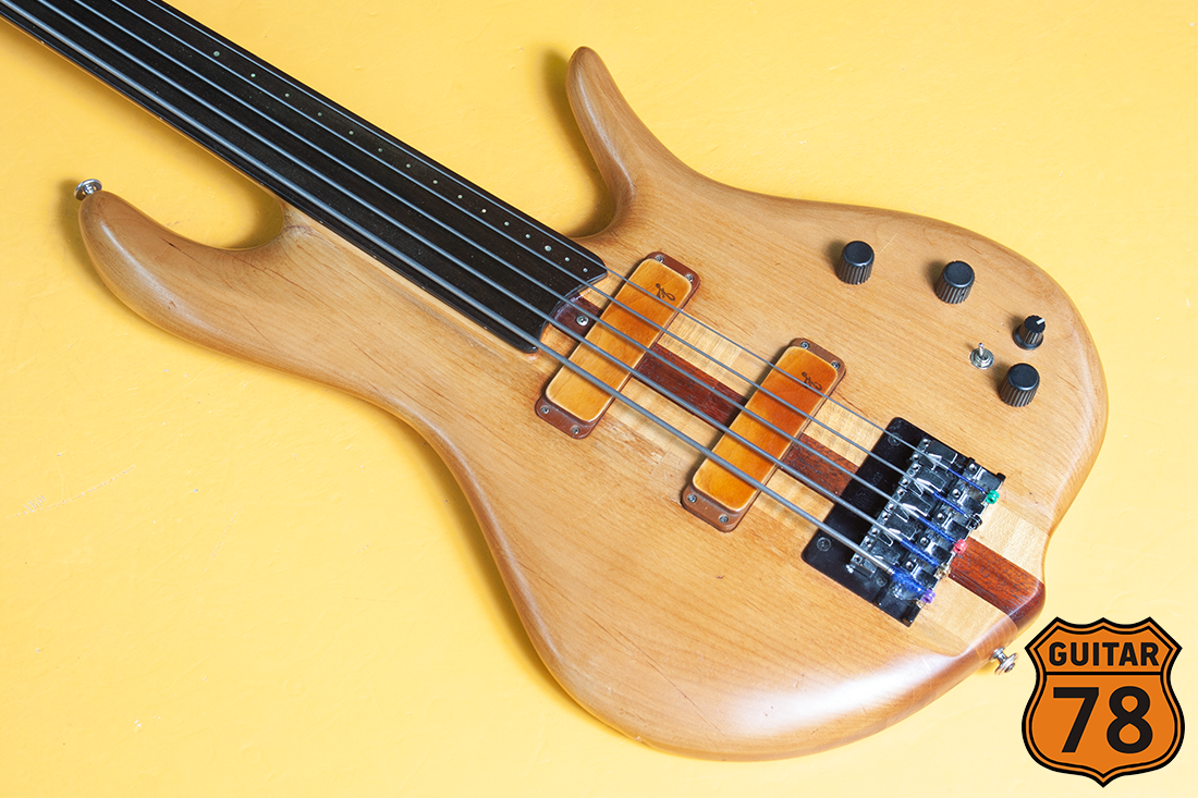 F bass Prototype Fretless - басовый hi-end 1984 Canada