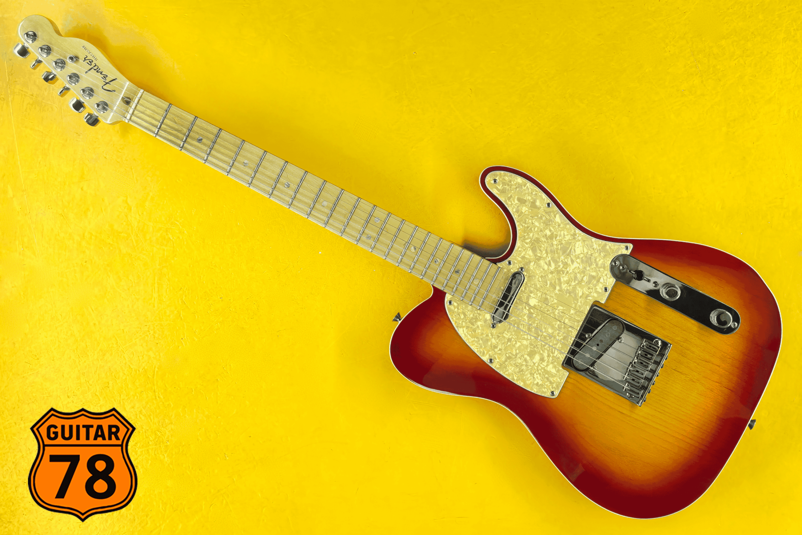Fender American Deluxe Telecaster Aged Cherry Sunburst USA 2006. Lollar pickups.