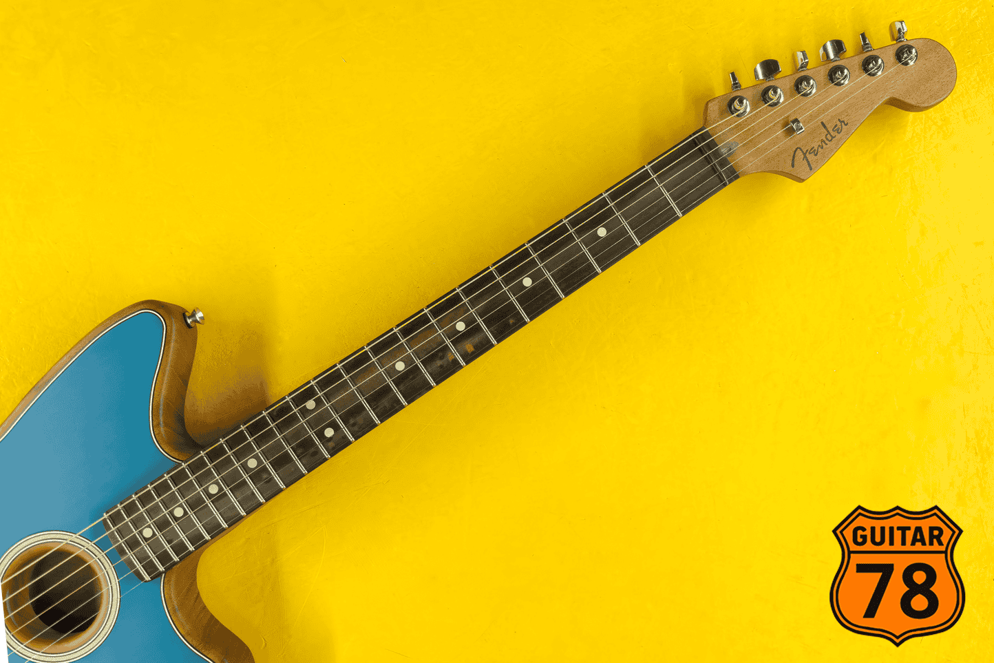 Fender American Acoustasonic Jazzmaster Ocean Turquoise USA 2022