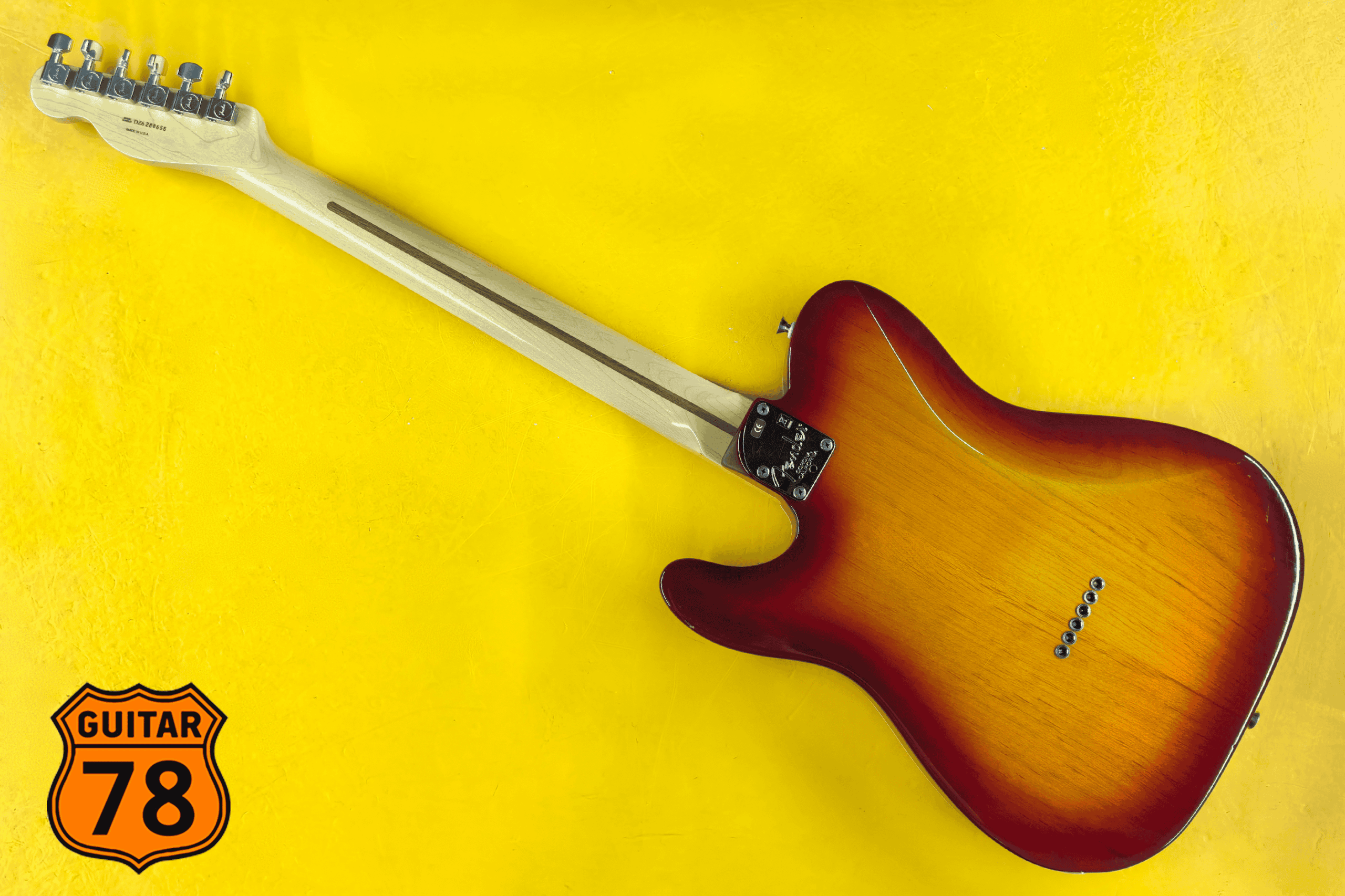 Fender American Deluxe Telecaster Aged Cherry Sunburst USA 2006. Lollar pickups.