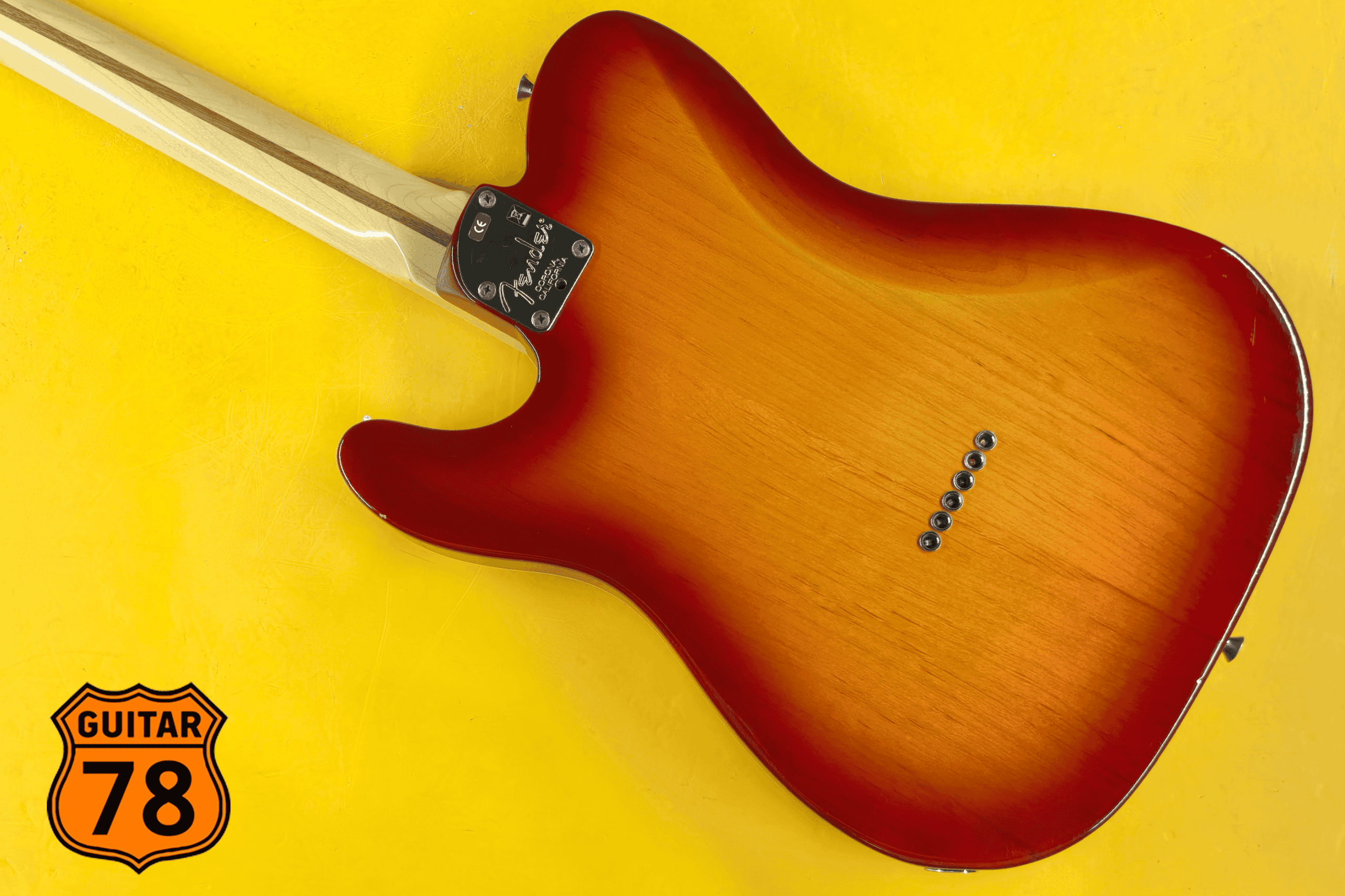 Fender American Deluxe Telecaster Aged Cherry Sunburst USA 2006. Lollar pickups.