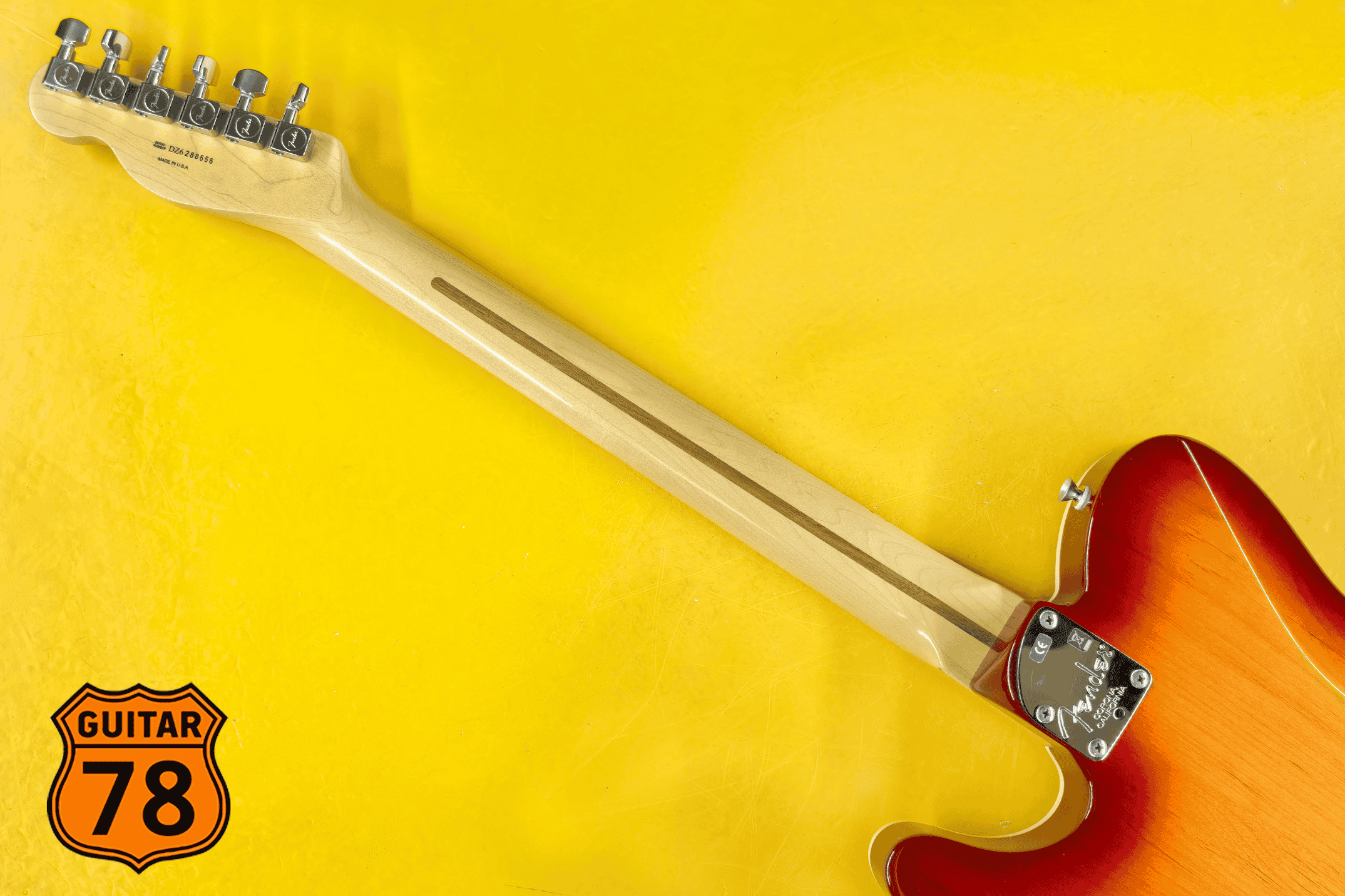 Fender American Deluxe Telecaster Aged Cherry Sunburst USA 2006. Lollar pickups.