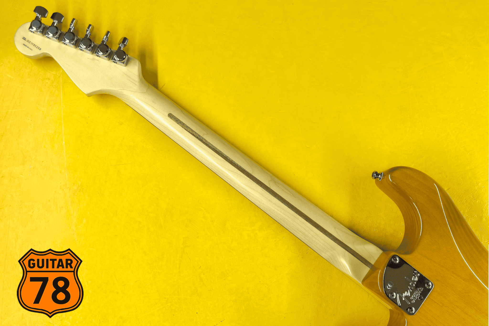 Fender American Deluxe Stratocaster QMT HSS Amber USA 2003