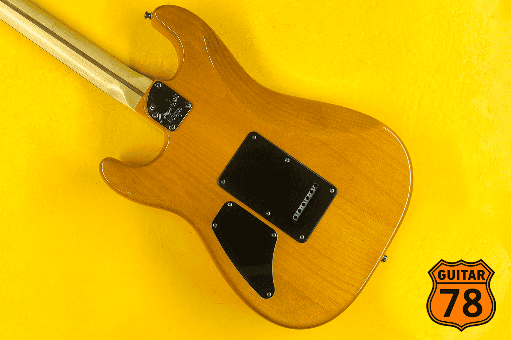 Fender American Deluxe Stratocaster QMT HSS Amber USA 2003